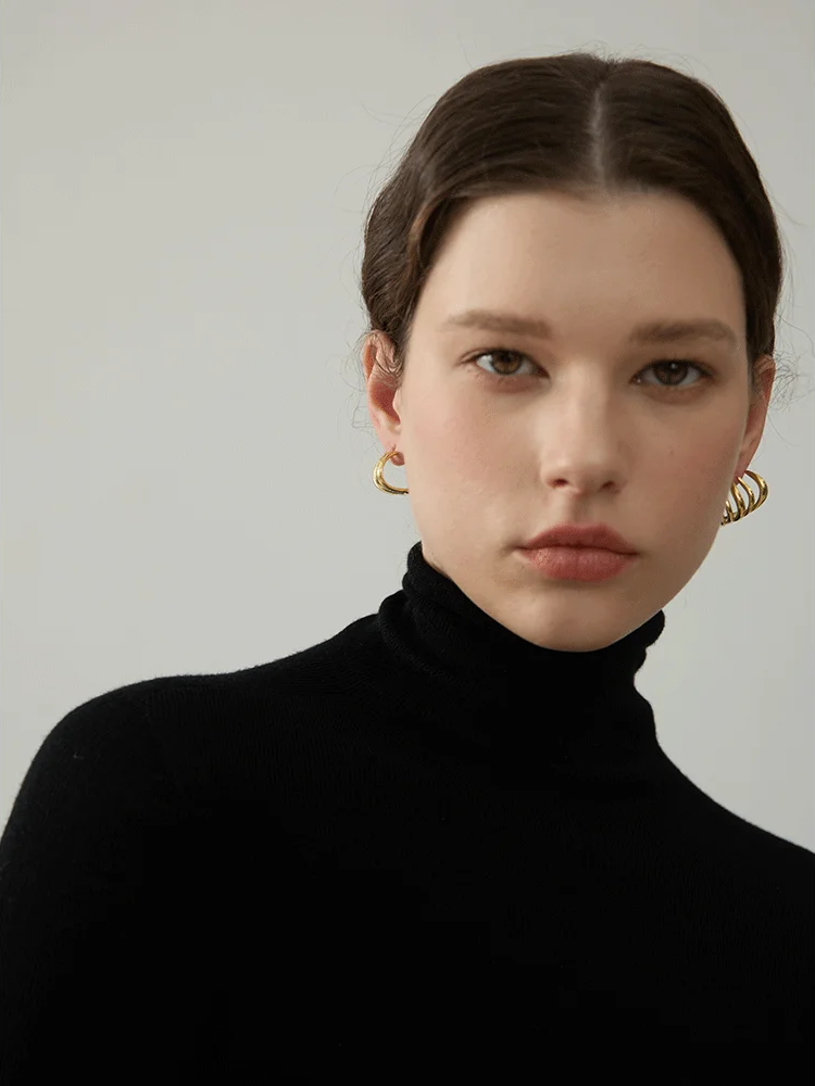 Creative Geometric Unusual Charm Earrings - Ecru