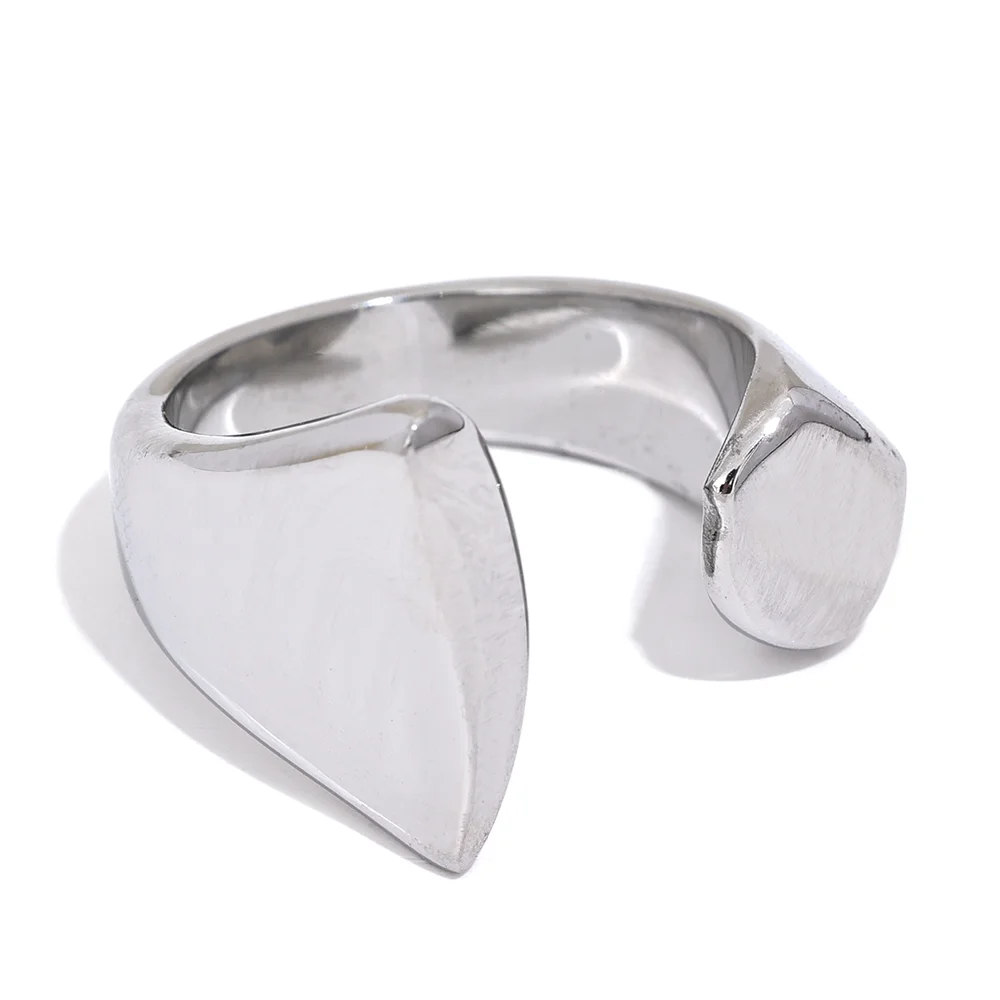 Minimalist INS Fashion Finger Ring - Ecru