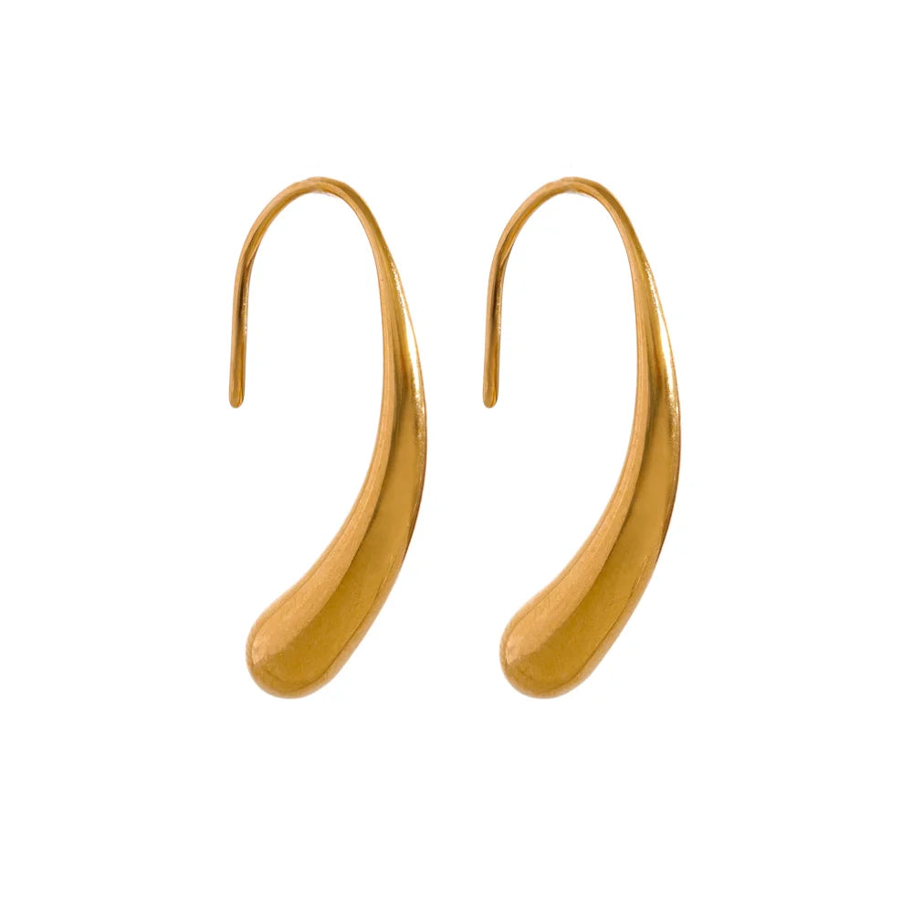 Minimalist Stud Simple Chic Earrings - Ecru