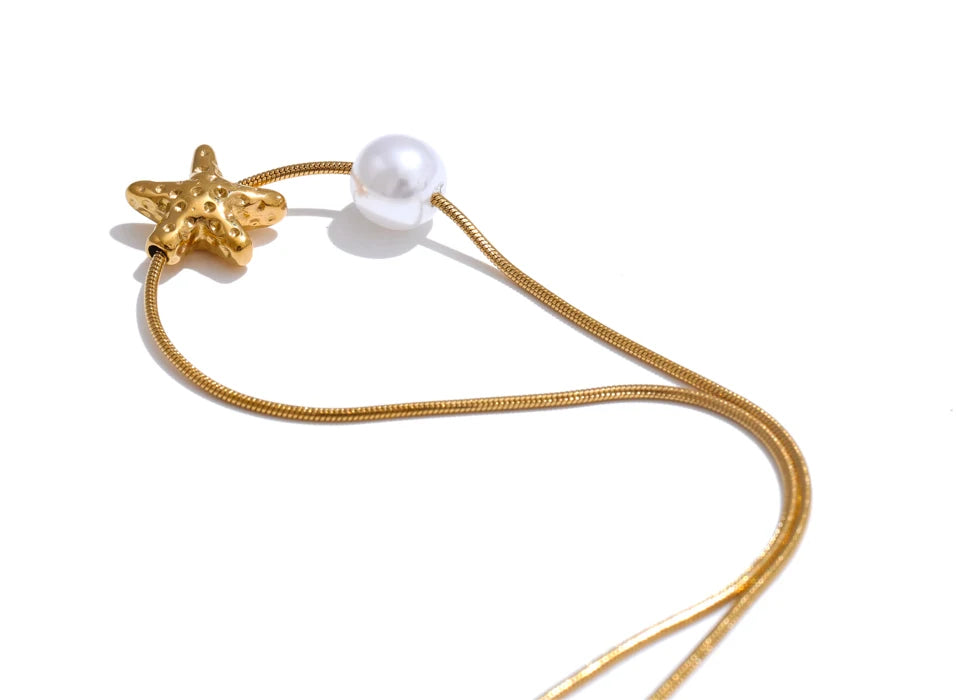 Star Pearl Classic Pendant Necklace - Ecru