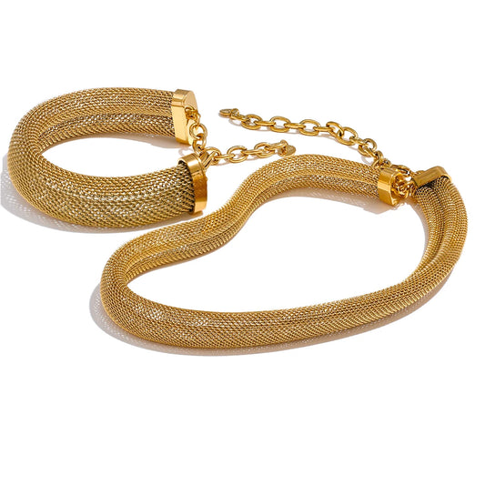 Chic Classic Chunky Statement Set, Set - Ecru