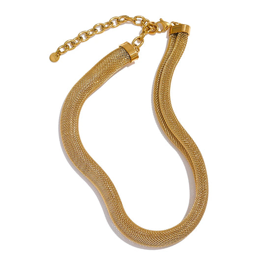 Chic Classic Chunky Statement Set, Necklace - Ecru