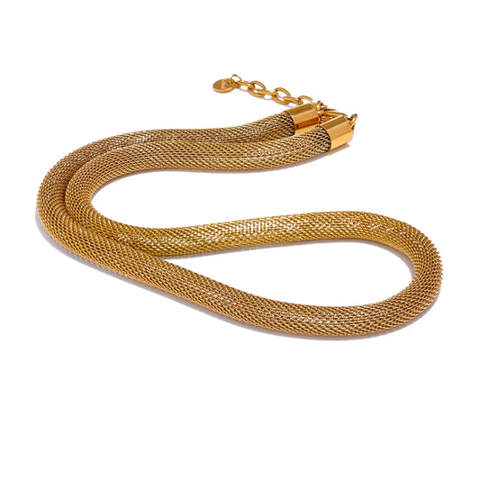 Chunky Timeless Statement Necklace Set, Necklace - Ecru