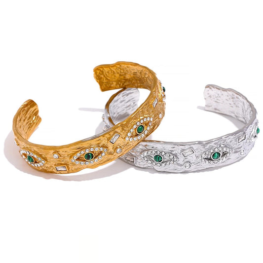 Exquisite Charm Eye Vintage Bracelet - Ecru