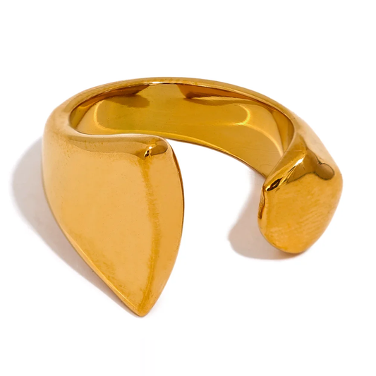 Minimalist INS Fashion Finger Ring - Ecru