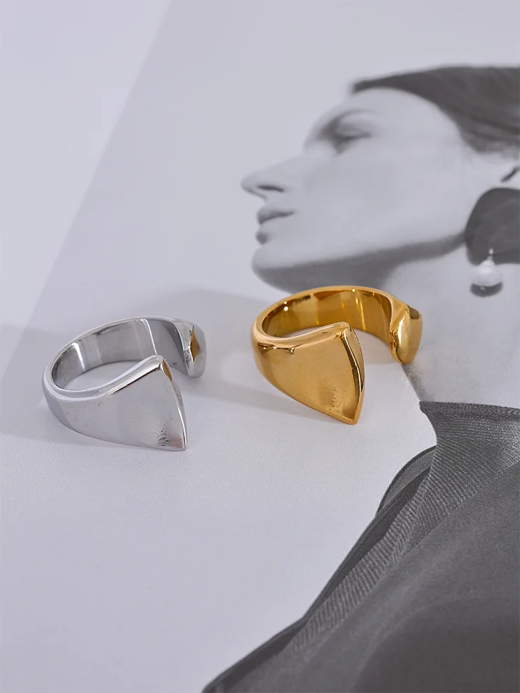 Minimalist INS Fashion Finger Ring - Ecru