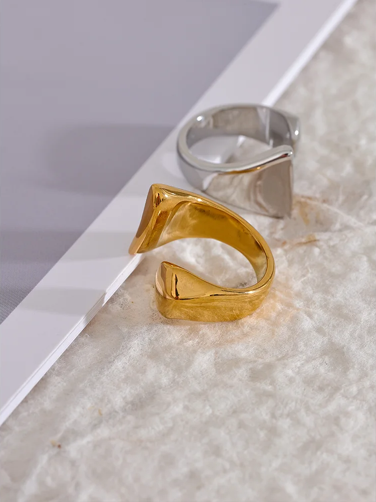 Minimalist INS Fashion Finger Ring - Ecru