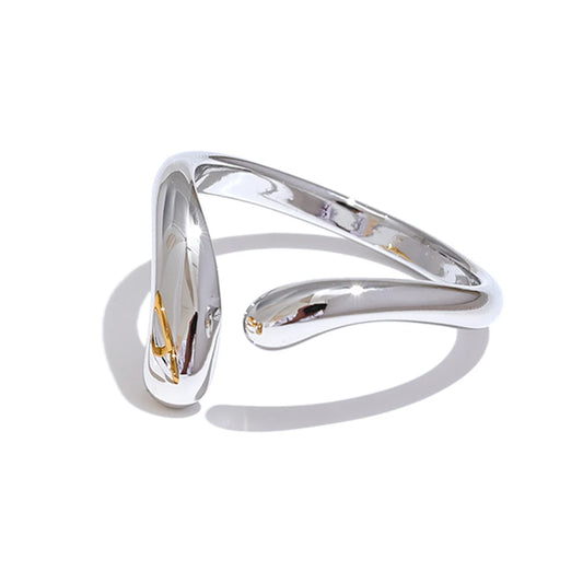 Minimalist Premium Adjustable Modern Ring - Ecru
