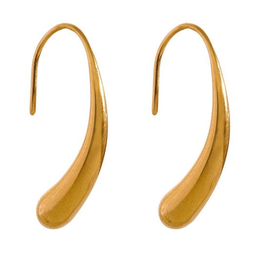 Minimalist Stud Simple Chic Earrings - Ecru