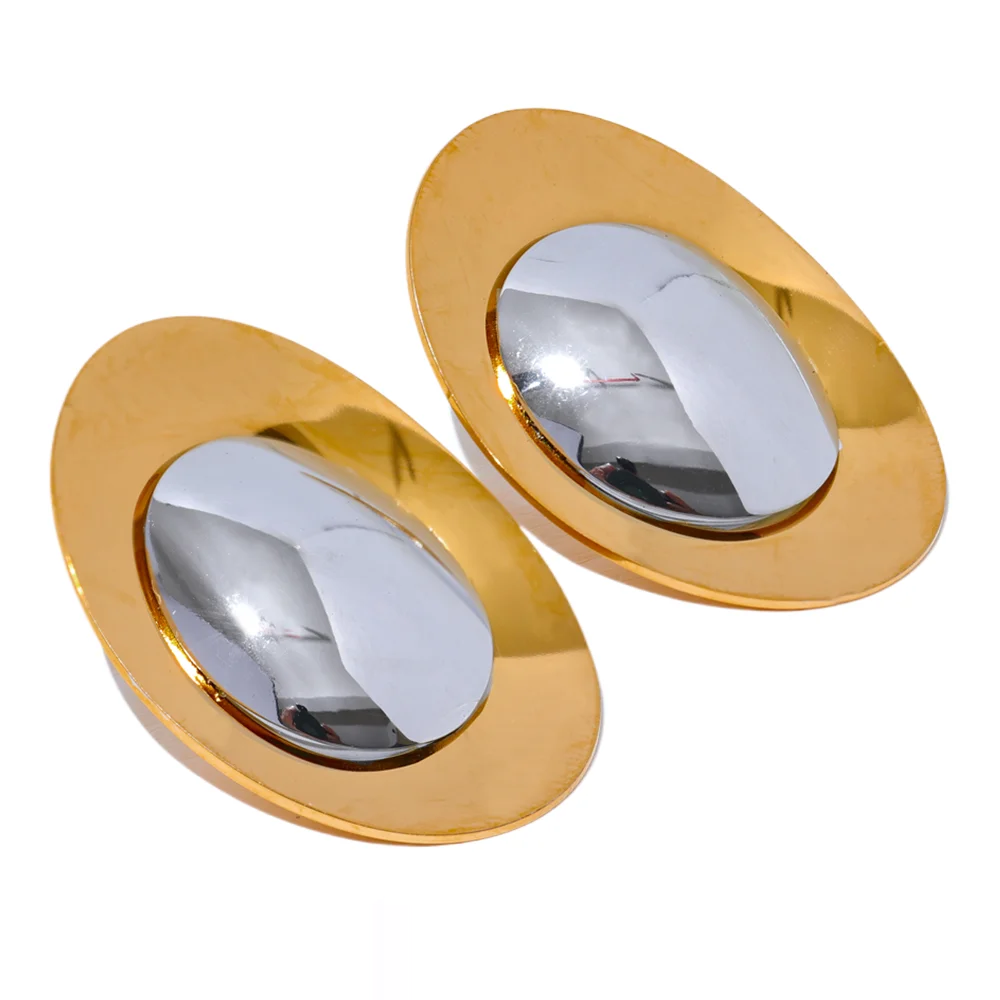 Smooth Temperament Polished Stud Earrings