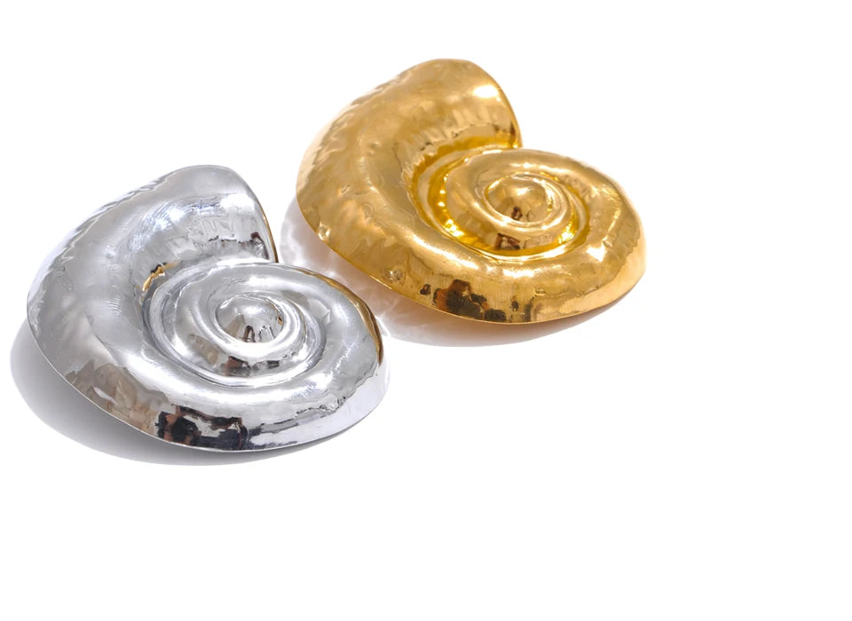 Timeless Elegant Chunky Statement Brooch - Ecru
