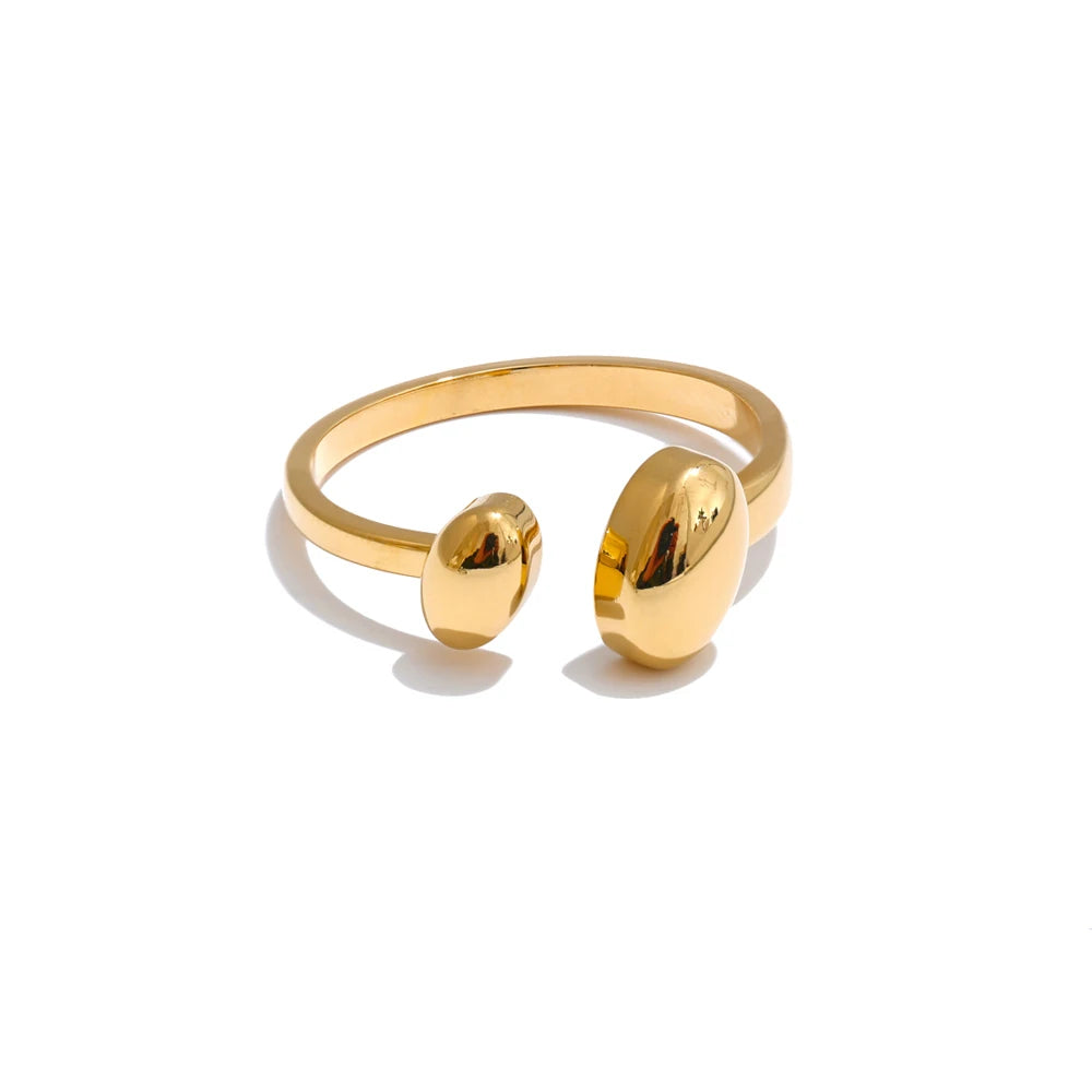 Timeless Modern Adjustable Ring - Ecru