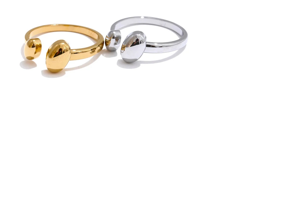 Timeless Modern Adjustable Ring - Ecru