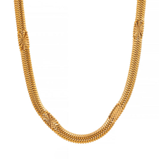 Timeless Versatile Snake Chain Set, Necklace - Ecru