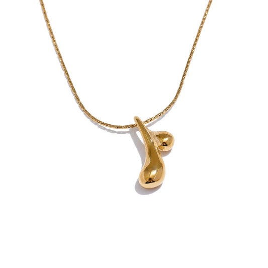 Versatile Timeless Modern Pendant Necklace - Ecru