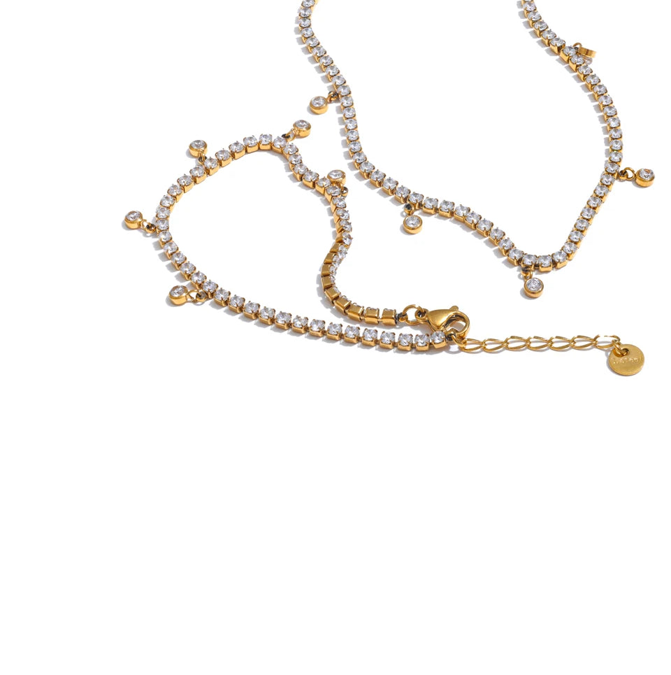 Zircon Shiny Classic Charm Set - Ecru