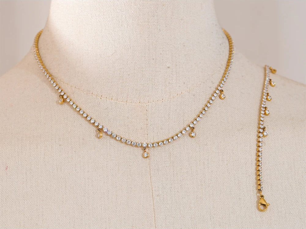 Zircon Shiny Classic Charm Set - Ecru