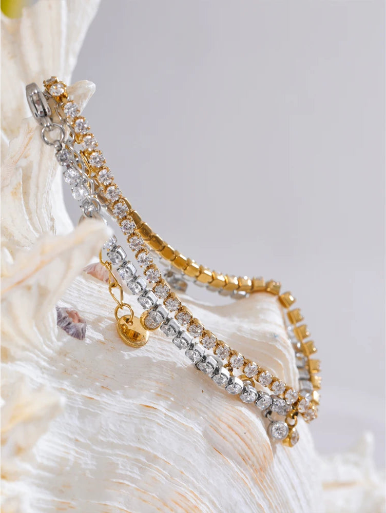 Zircon Shiny Classic Charm Set - Ecru