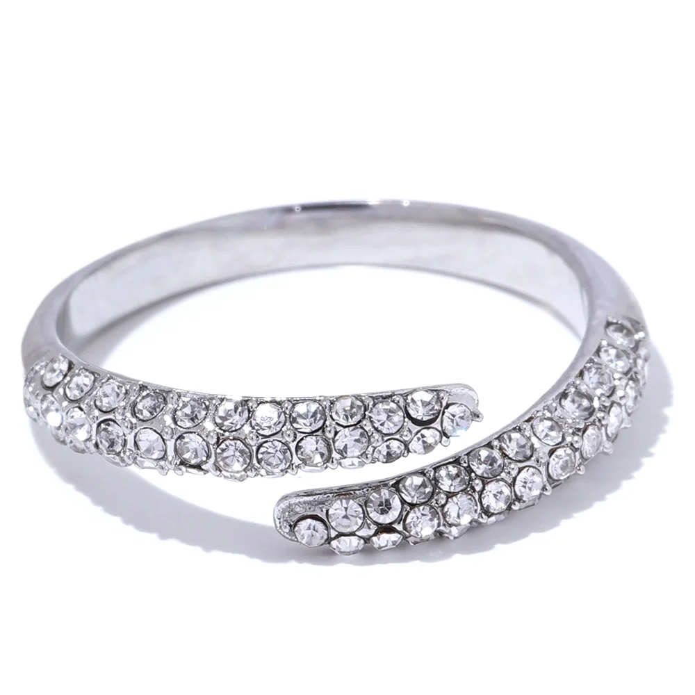 Zircon Timeless Resizable Statement Ring - Ecru